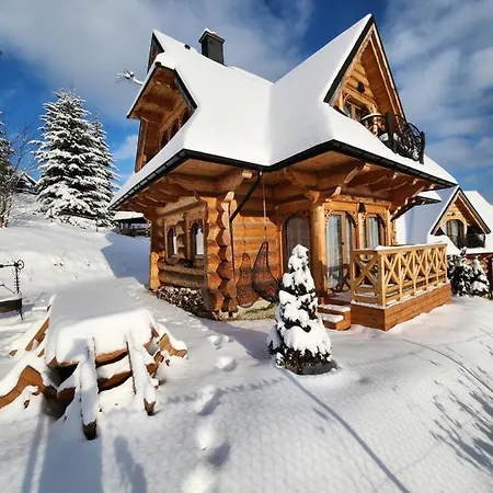 Goralska 3 Highland - Jacuzzi, Sauna, Split Ac, Private Parking, Mountains View Alpesi faház Zakopane