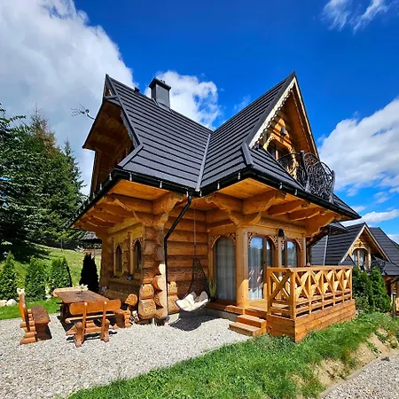 Goralska 3 Highland - Jacuzzi, Sauna, Split Ac, Private Parking, Mountains View Dağ evi Zakopane