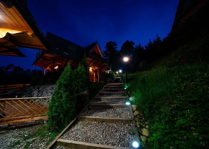 Domek alpejski Goralska 3 Highland - Jacuzzi, Sauna, Split Ac, Private Parking, Mountains View *