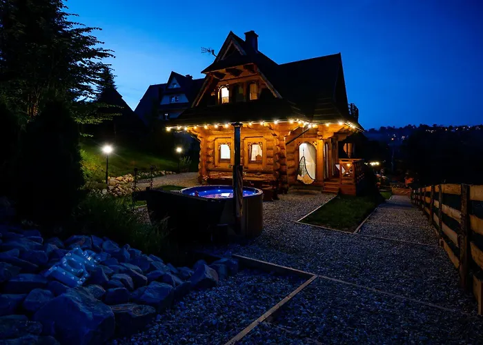 Domek alpejski Goralska 3 Highland - Jacuzzi, Sauna, Split Ac, Private Parking, Mountains View *