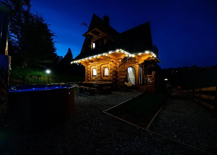 Domek alpejski Goralska 3 Highland - Jacuzzi, Sauna, Split Ac, Private Parking, Mountains View *