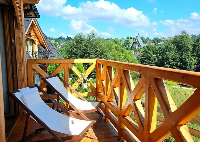 Chalet Goralska 3 Highland - Jacuzzi, Sauna, Split Ac, Private Parking, Mountains View *